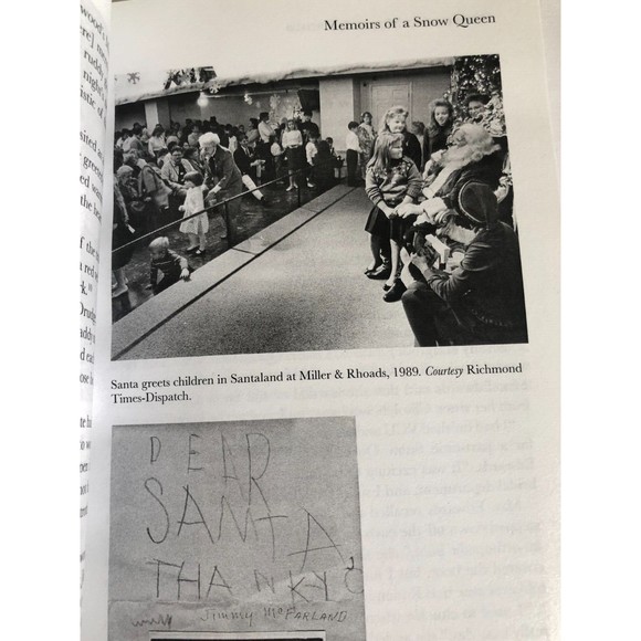 Christmas at Miller & Rhoads: Memoirs of a Snow Queen by Deekens Signed Richmond - Picture 4 of 5